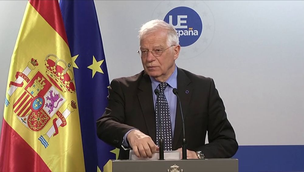 Borrell afirma que la reunión entre Guaidó y Leopoldo López en la embajada de España fue un "puro encuentro rutinario"
