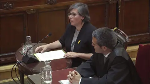 Mireia Boya declara en el juicio del procés Mireia Boya declara en el juicio del procés