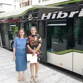 Esther Díez y Mireia Mollà, de Compromís per Elx. Esther Díez y Mireia Mollà, de Compromís per Elx.