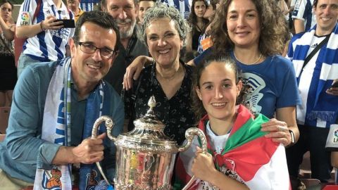 Real sociedad femenina campeona de la copa de la Reina 