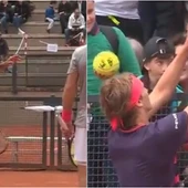 Alexander Zverev y su bonito gesto con una niña en el Masters de Roma Alexander Zverev y su bonito gesto con una niña en el Masters de Roma