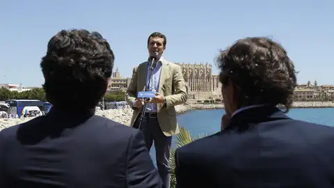 El líder del PP nacional, Pablo Casado Palma