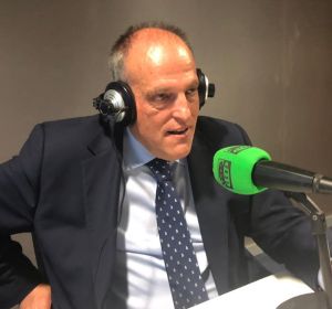 El presidente de laLiga, Javier Tebas. El presidente de laLiga, Javier Tebas.