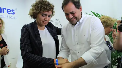 Montserrat y Núñez en la sede de campaña del PP de Ciudad Real Montserrat y Núñez en la sede de campaña del PP de Ciudad Real