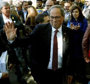 El presidente de la Generalitat, Quim Torra El presidente de la Generalitat, Quim Torra