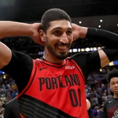 Kanter durante un partido con Portland Kanter durante un partido con Portland