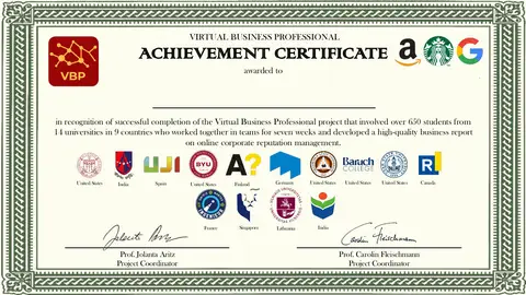 Certificado Master ELIT .