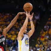 Stephen Curry, en acción ante los Blazers Stephen Curry, en acción ante los Blazers