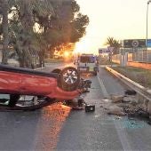 Accidente de circulación en Elche. 