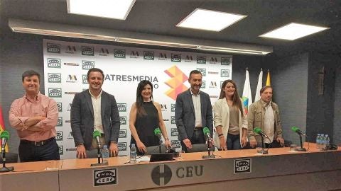 Debate electoral de las elecciones municipales en Onda Cero celebrado en la Universidad CEU Cardenal Herrera de Elche.