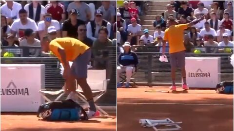 Nick Kyrgios pierde los papeles en pleno partido