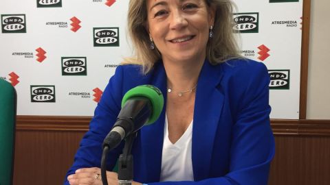 Lola Merino, durante la entrevista en Onda Cero Ciudad Real