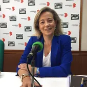 Lola Merino, durante la entrevista en Onda Cero Ciudad Real Lola Merino, durante la entrevista en Onda Cero Ciudad Real