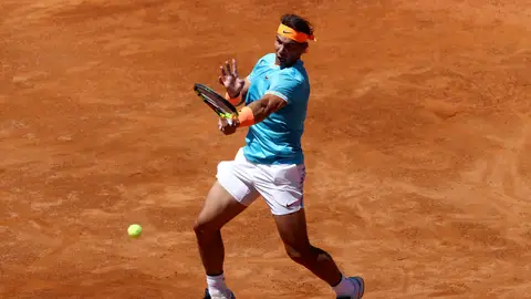 Rafa Nadal, en acción ante Chardy Rafa Nadal, en acción ante Chardy