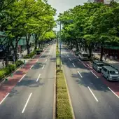 Simulación de la Avenida de La Libertad de Elche tras la reforma que plantea Contigo. Simulación de la Avenida de La Libertad de Elche tras la reforma que plantea Contigo.