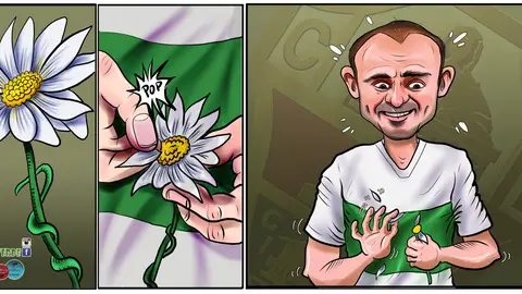 Nino sigue deshojando la margarita y aún no ha desvelado si seguirá en activo. LA VIÑETA DE JOSÉ ANTONIO BELMONTE