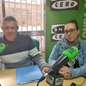 Isabel Quirce y Jordi Casacuberta de Ganemos Grijota