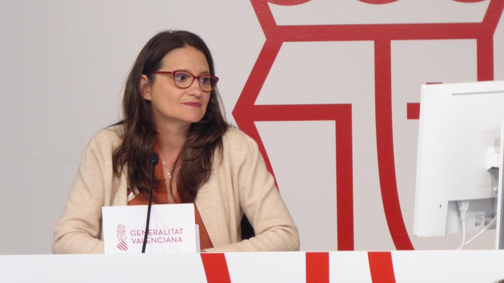 Oltra, al gobierno central: "Necesitamos que venga dinero" Oltra, al gobierno central: "Necesitamos que venga dinero"