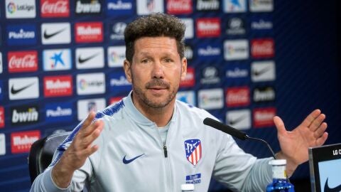 Simeone, en rueda de prensa