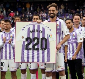 Borja Fernández, tras su último partido con el Valladolid Borja Fernández, tras su último partido con el Valladolid