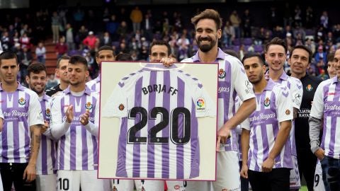 Borja Fern&aacute;ndez, tras su &uacute;ltimo partido con el Valladolid