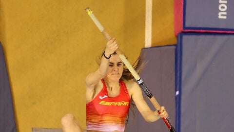 Maialen Axpe, durante una prueba
