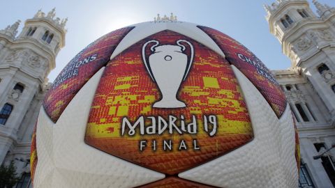 El bal&oacute;n de la final de la Champions League