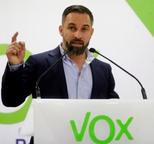 El presidente de Vox, Santiago Abascal El presidente de Vox, Santiago Abascal