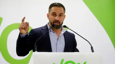 El presidente de Vox, Santiago Abascal El presidente de Vox, Santiago Abascal