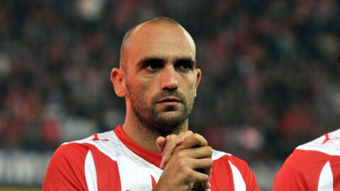Ra&uacute;l Bravo, durante su etapa en Grecia