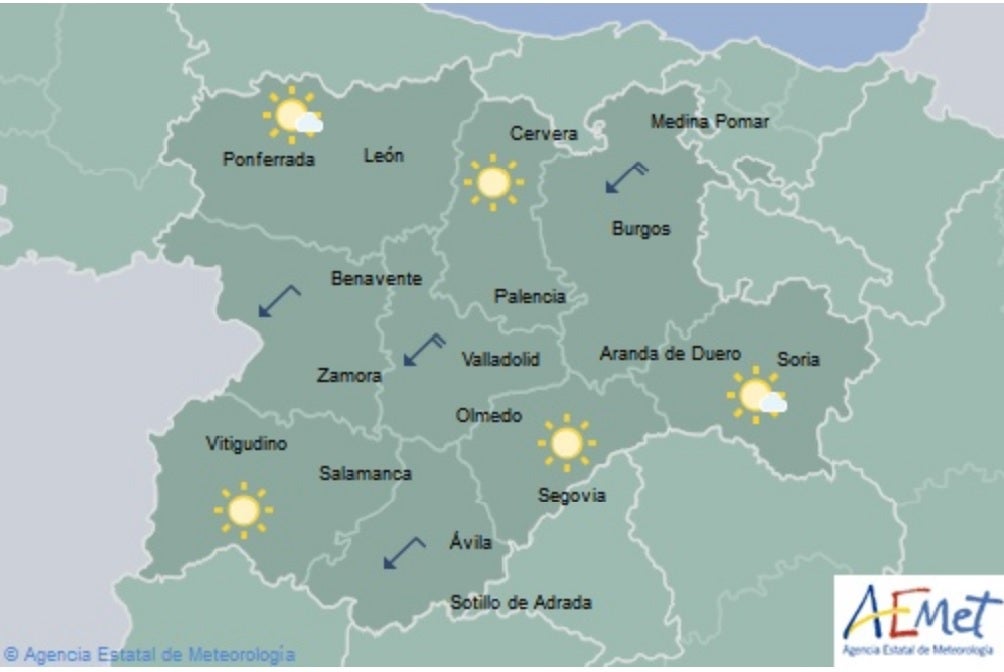 El Tiempo para las próximas horas El Tiempo para las próximas horas