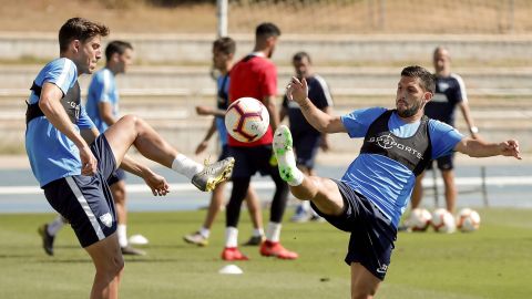 Entrenamiento del M&aacute;laga CF