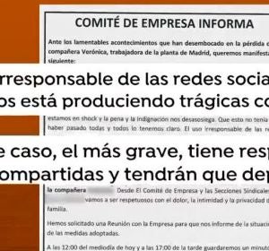 Comunicado tras el suicidio de una mujer en Iveco Comunicado tras el suicidio de una mujer en Iveco