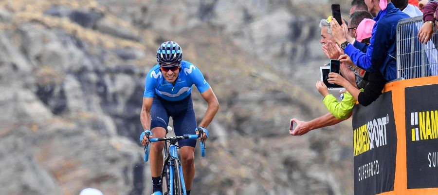 Mikel Landa, en una etapa del Giro de Italia Mikel Landa, en una etapa del Giro de Italia