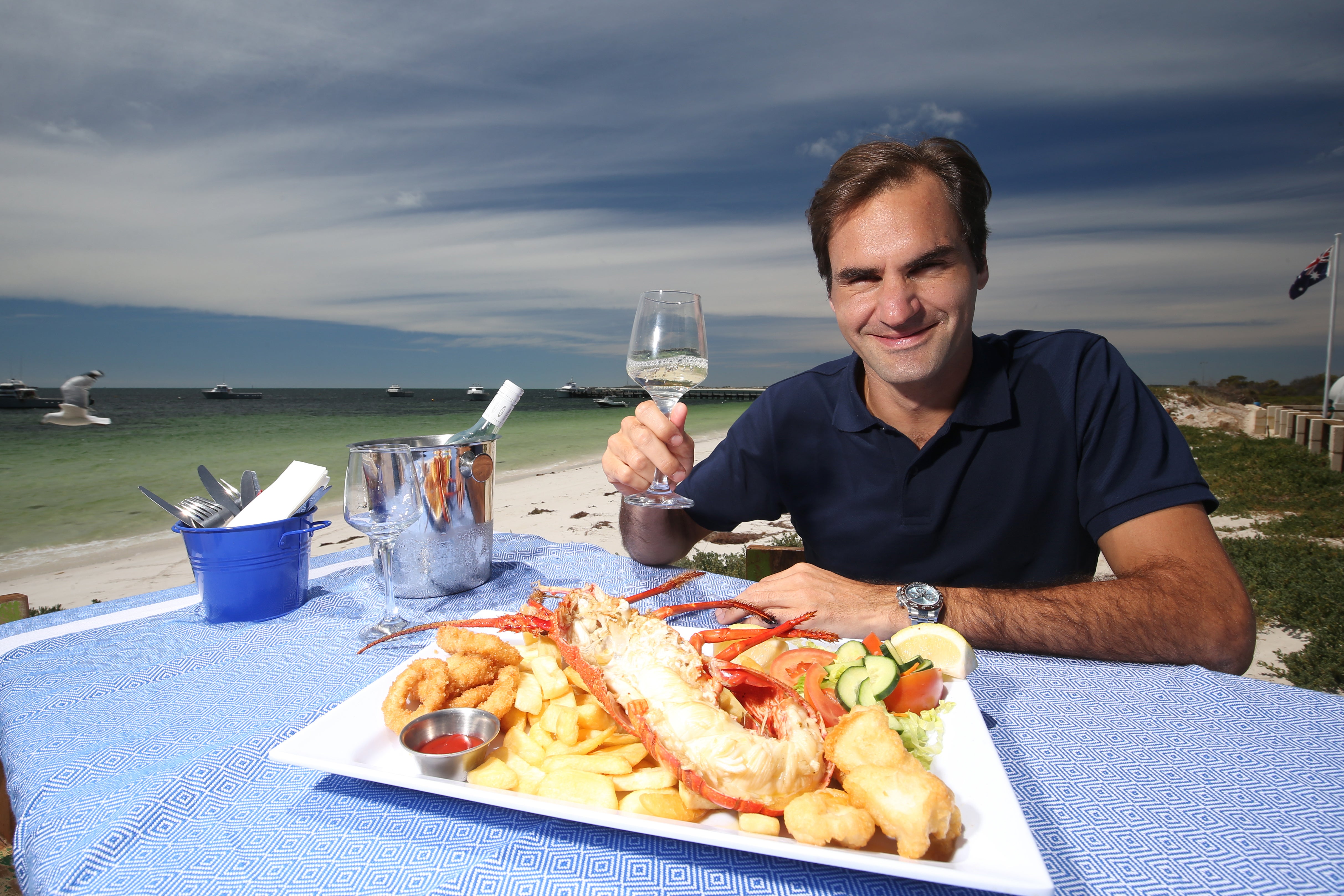 Roger Federer y su antidieta: gofres, golosinas, pizzas... Roger Federer y su antidieta: gofres, golosinas, pizzas...