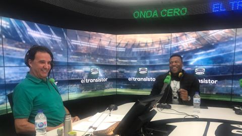 Julio Baptista en El Transistor con Jos&eacute; Ram&oacute;n de La Morena