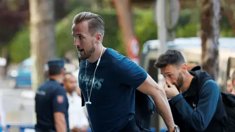 Harry Kane y Lloris llegando al hotel Harry Kane y Lloris llegando al hotel
