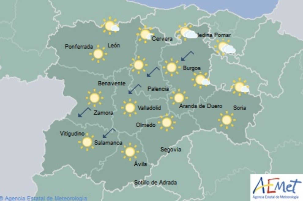 El Tiempo para las próximas horas El Tiempo para las próximas horas
