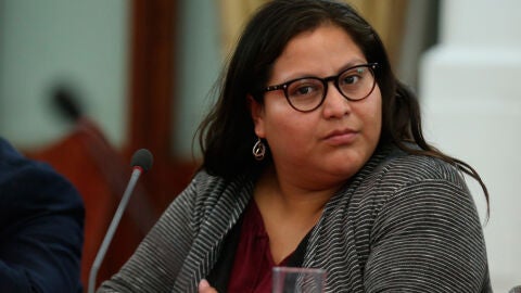 La senadora mexicana Citlalli Hern&aacute;ndez