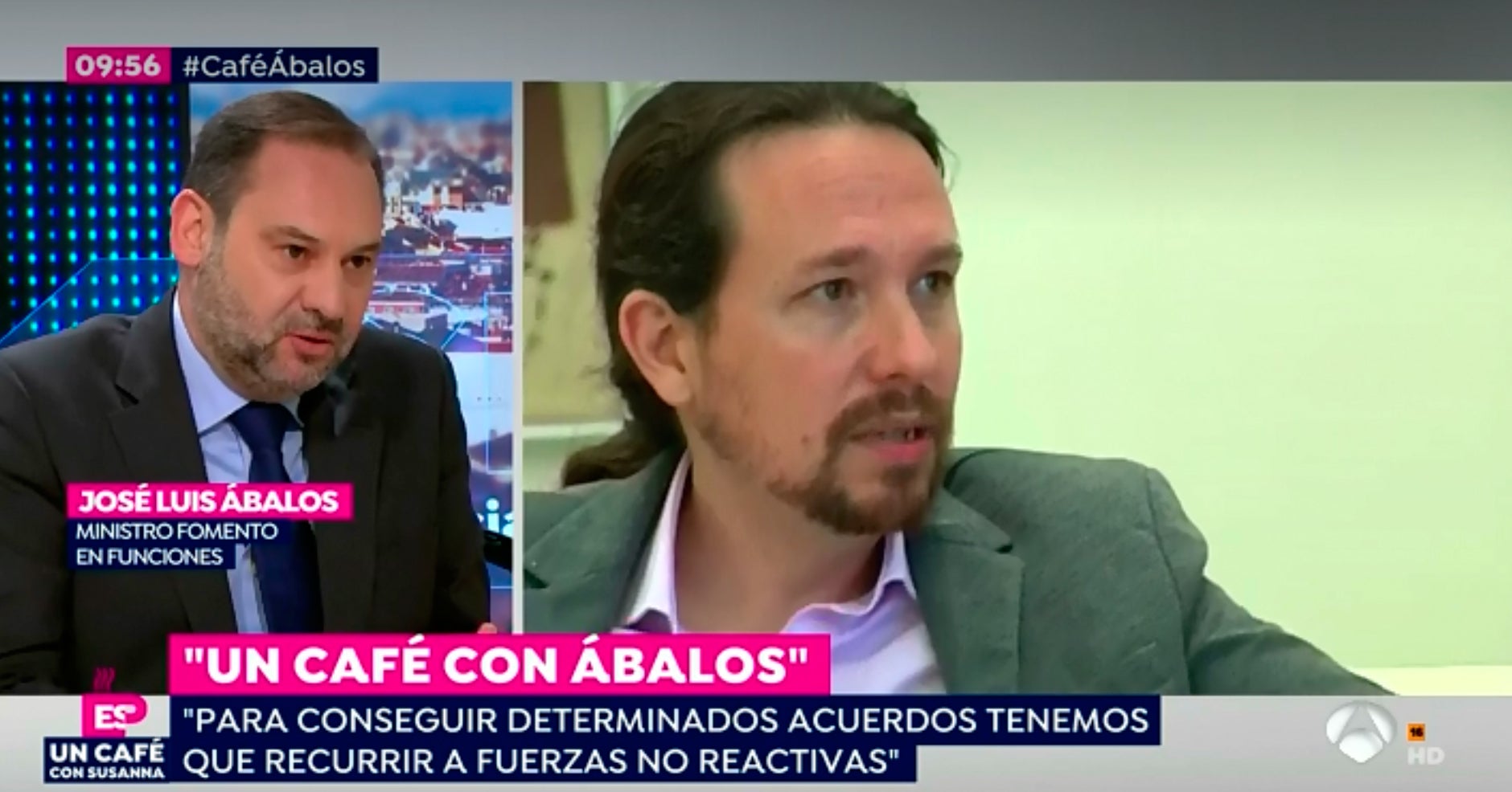 Ábalos se abre a incorporar en el Gobierno a "miembros de Podemos", pero sin llegar a una coalición Ábalos se abre a incorporar en el Gobierno a "miembros de Podemos", pero sin llegar a una coalición