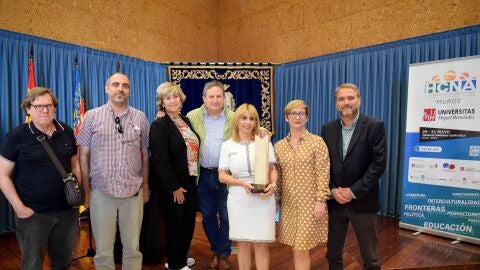 Gala de entrega del premio 'Global UMH: derribando muros'.