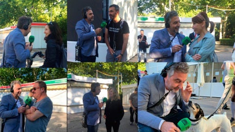 Carlos Alsina con oyentes en la Feria del Libro