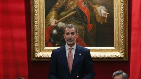 El Rey Felipe VI en un acto con los nuevos fiscales