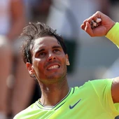 Rafa Nadal celebra una victoria Rafa Nadal celebra una victoria
