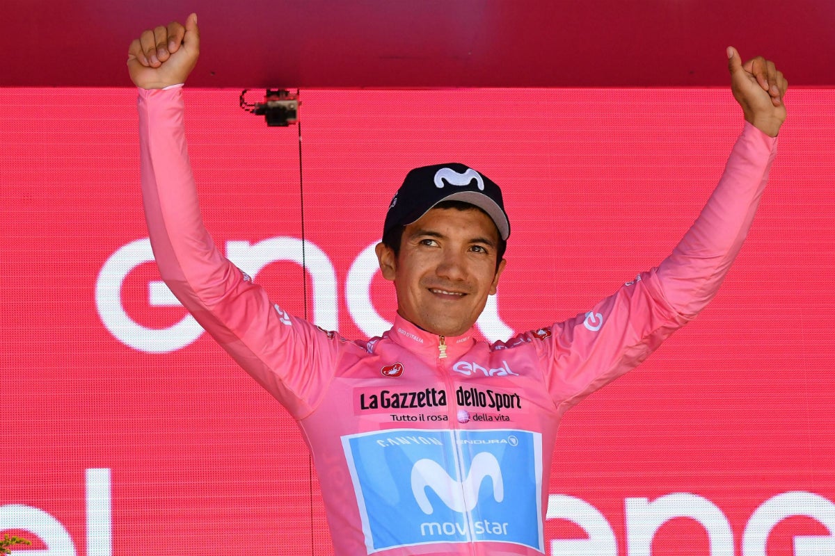 Richard Carapaz, ganador del Giro: "Es un orgullo muy grande llevar el nombre de Ecuador" Richard Carapaz, ganador del Giro: "Es un orgullo muy grande llevar el nombre de Ecuador"