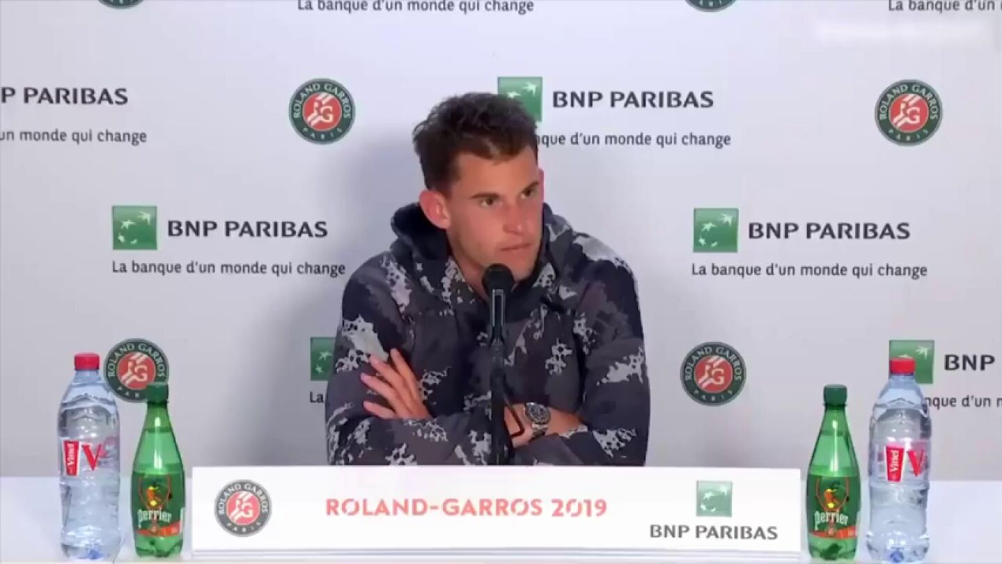 Serena Williams echa a Thiem de la sala de prensa: el austr&iacute;aco se march&oacute; cabreado