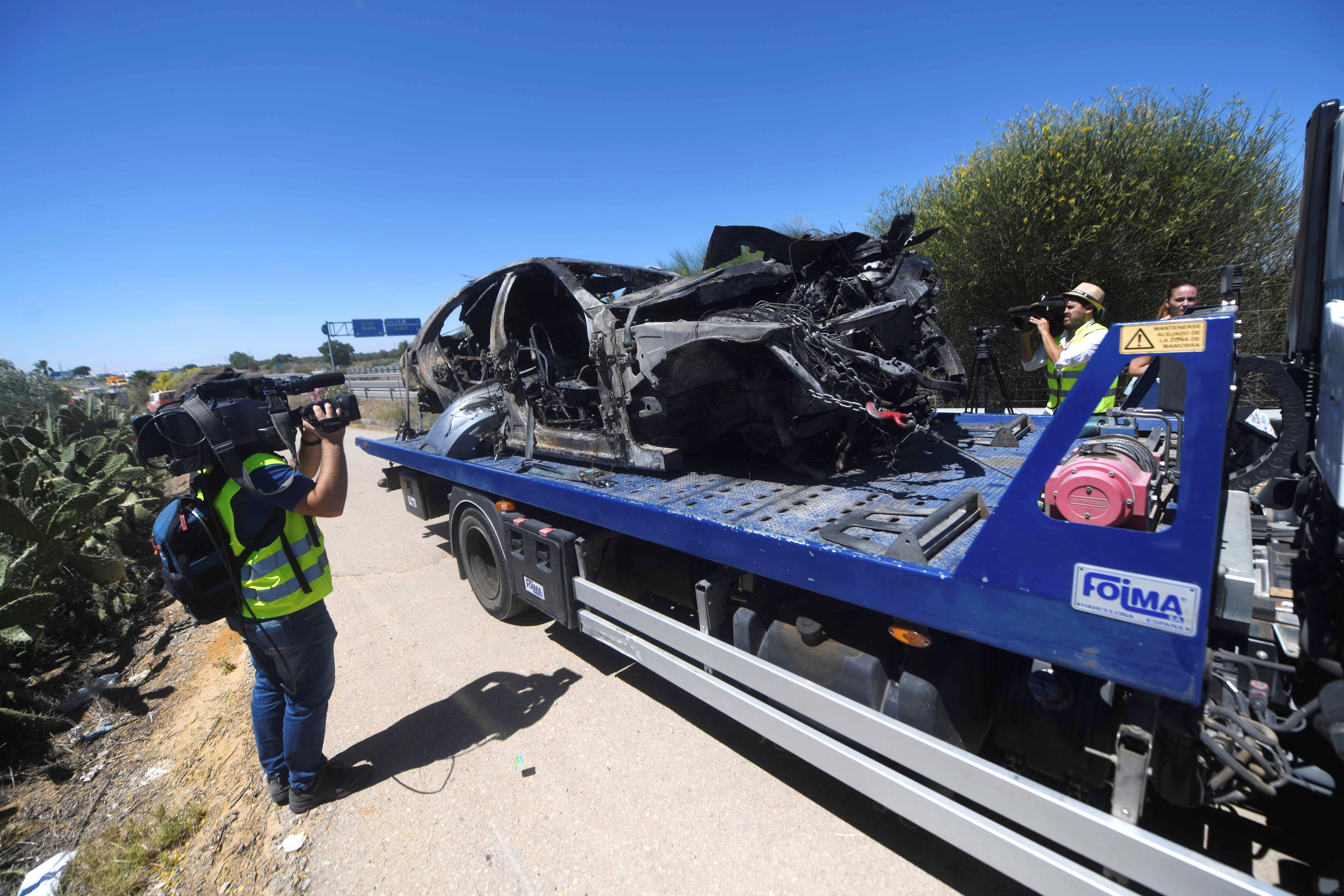 La DGT confirma que en el accidente de Reyes está implicada la velocidad La DGT confirma que en el accidente de Reyes está implicada la velocidad