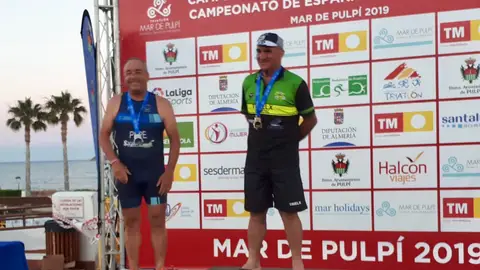 Diego Ortiz, campeón de España de Triatlón Cross en Mar de Pulpí. TRIATLÓN