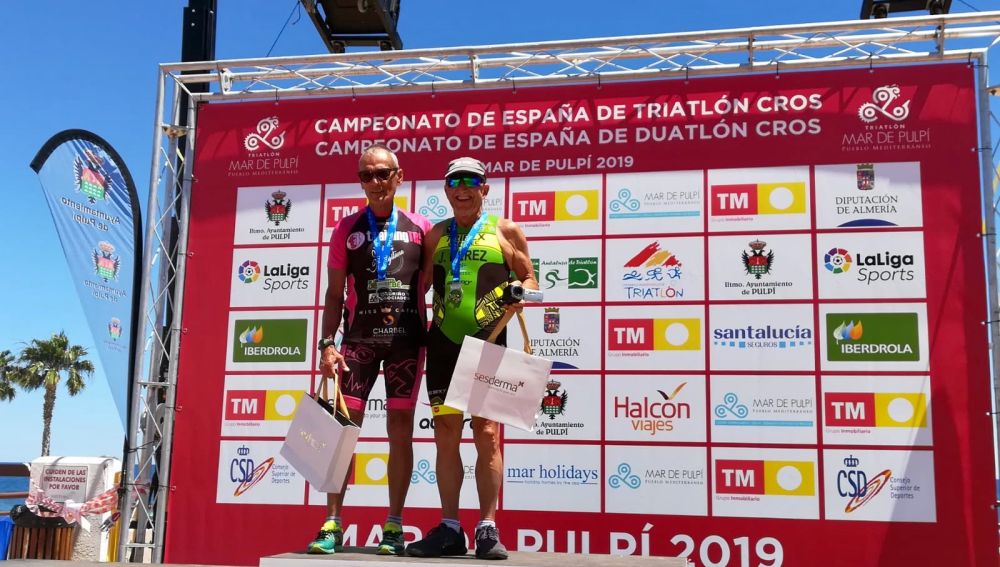 José Pérez impuso su condición de favorito en el campeonato de España de Duatlón Cross.