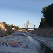 Ladera del río Vinalopó en Elche. Ladera del río Vinalopó en Elche.
